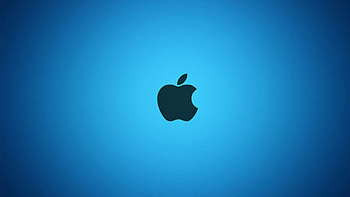 pics best black apple logo in blue background stunning quality background HD wallpaper