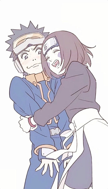 Obito and rin, uchiha, Anime HD phone wallpaper