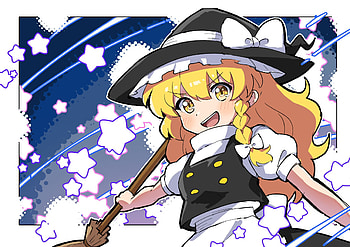 Marisa Kirisame, Marisa Kirisame, Anime, Touhou HD wallpaper