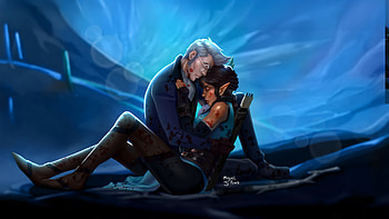 The Legend Of Vox Machina Fanart Season 3 Percy And Vexahlia, the-legend-of-vox-machina, games, 2025-games, artwork, art, digital-art, video-games, artstation HD wallpaper