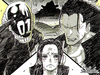 Anime, One Piece, Nico Robin, Monkey D. Dragon, Dr. Vegapunk HD wallpaper