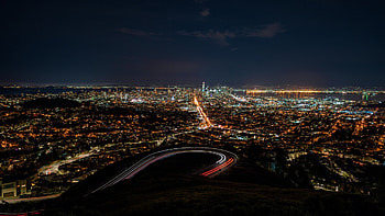 San Francisco Travels, Night beauty, , Twilight serenity HD wallpaper