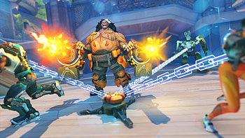 Mauga Overwatch 2 | Hero Action Shot, Mauga (Overwatch), video game, Overwatch 2 HD wallpaper