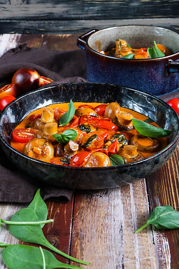 Toskanische champignonpfanne, Food with love thermomix, Food HD phone wallpaper