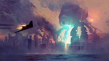 Artwork Fantasy Art Concept Robots Mechs ... HD wallpaper