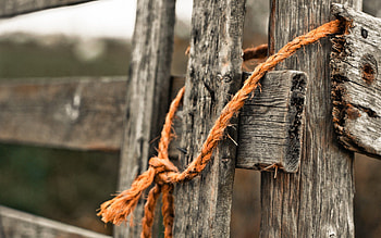 Miscellanea, Miscellaneous, Old, Fence, Rope, Knot HD wallpaper
