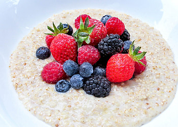 Quinoa, Porridge mit Beeren, Food with Love, Thermomix HD wallpaper