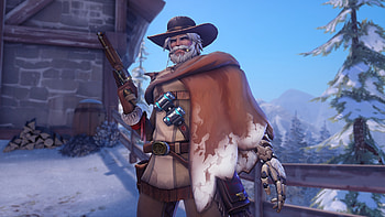 McCree, Winter Wonderland event, Snowball deathmatch, Frosty battles HD wallpaper