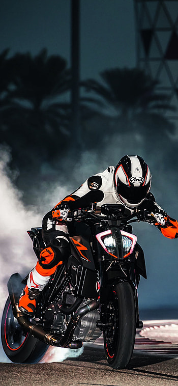 Super Duke 1290 Drifting, KTM Duke Bike HD phone wallpaper