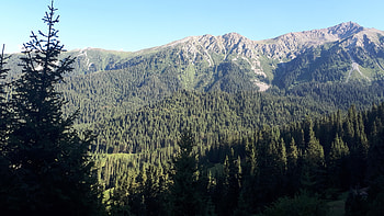 Kyrgyzstan , Backiee, Scenic landscape, Mountain range HD wallpaper