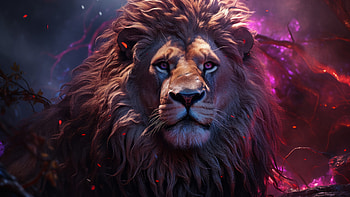 Majestic Lion, Animal, lion HD wallpaper