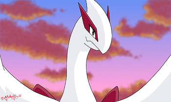 ... Shiny Lugia - Movie Scene by MelodyCrystel HD wallpaper