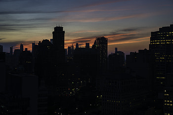 Cities, Sunset, Twilight, Skyscraper, Building, Dusk, Evening HD wallpaper
