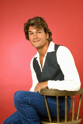 Patrick Swayze, Fan favorite, Handsome portrait, Enduring memory HD phone wallpaper
