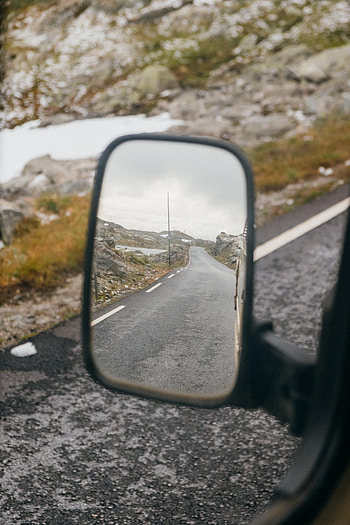 Nature, Reflection, Road, Car, Machine, Dahl, Distance, Mirror HD phone wallpaper