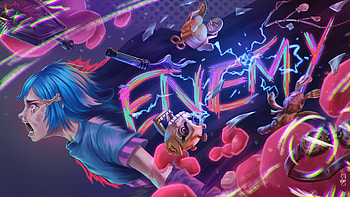 Jinx - League Of Legends, Jinx (League Of Legends), video game, League Of Legends HD wallpaper