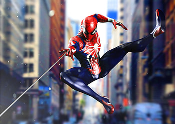 Spectacular Spiderman , spiderman, artwork, artist, digital-art, superheroes, deviantart HD wallpaper