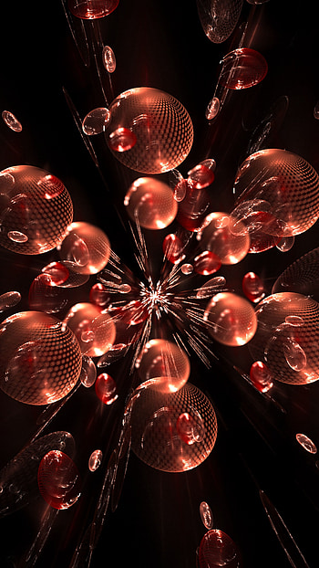 Abstract, Circles, Form, Fractal, Flight, Forms, Balls HD phone wallpaper
