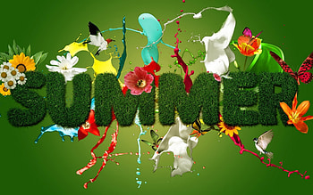 Lovely Summer Collage, summer, abstract, lovely, collage HD wallpaper