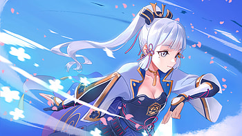 Ayaka, Genshin Impact HD wallpaper