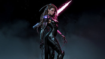 Starcraft Sarah Kerrigan, artist, artwork, art, digital-art, ai, anime-girl HD wallpaper