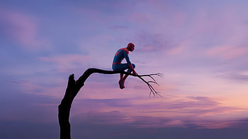 Spiderman The Journey Awaits, spiderman, superheroes, artwork, digital-art, ai HD wallpaper