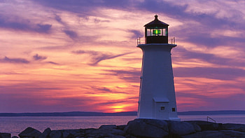 Nature, Sunset, Sea, Shore, Bank, Evening, Lighthouse HD wallpaper