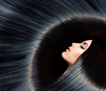 Elegance: Woman’s Flowing Hair Masterpiece, woman, hair HD wallpaper