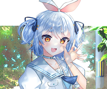 Usada Pekora, hololive, Usada Pekora, Anime, Virtual Youtuber HD wallpaper