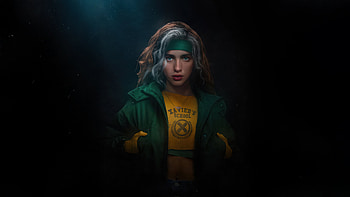 Margaret Qualley As Rogue, margaret-qualley, rogue, x-men, superheroes, artwork, art, digital-art HD wallpaper