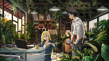 Ushio Kofune Shinpei Ajiro Summer Time Rendering HD wallpaper