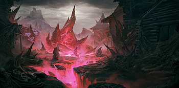 Plague Village, dark, warrior HD wallpaper