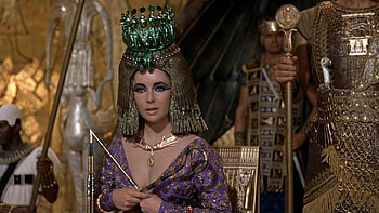 Elizabeth Taylor, Cleopatra movie, Historical drama, Fantasy setting HD wallpaper