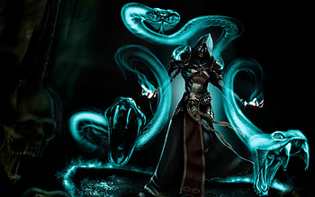 Fantasy mage, Wizard sorcerer, Magical artwork, backgrounds HD wallpaper