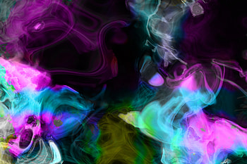 Dark, colorful, smoke HD wallpaper