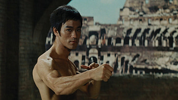 The Way of the Dragon, Criterion Blu-ray, Bruce Lee's iconic film, Intense action HD wallpaper