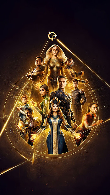 Eternals, Marvel, Posters, Superheroes HD phone wallpaper