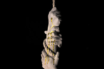 Gold, Miscellanea, Miscellaneous, Hands, Climb, Rope HD wallpaper