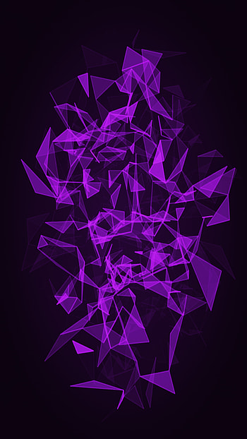 triangle, Abstract, purple, abstract purple HD phone wallpaper