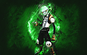 Fortnite Sour Gumbo Skin, Fortnite, main characters, green stone background, Sour Gumbo, Fortnite skins, Sour Gumbo Skin, Sour Gumbo Fortnite, Fortnite characters HD wallpaper