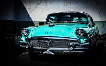 Buick Century, retro cars, 1956 cars, oldsmobile, american cars, 1956 Buick Century, R, Buick HD wallpaper