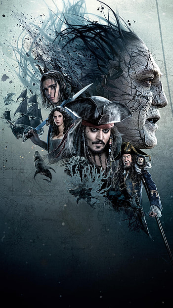 Captain Salazar, Jack Sparrow's nemesis, Spine-chilling , Pirate adventure HD phone wallpaper