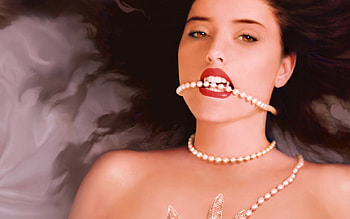 Pearl girl, pearls, hot, cute, girl, nice HD wallpaper