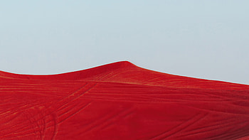 Red Sand Dunes, dunes, sand, nature HD wallpaper
