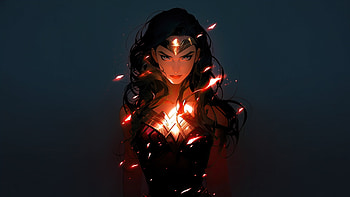 Warrior Wonder Woman , wonder-woman, superheroes, artwork, digital-art, ai HD wallpaper