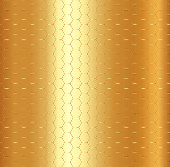 Abstract golden hexagon pattern on gold metalic background HD wallpaper