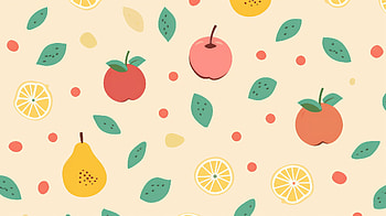 Fruit Aesthetic Pattern, pattern, aesthetic, food, fruit HD wallpaper