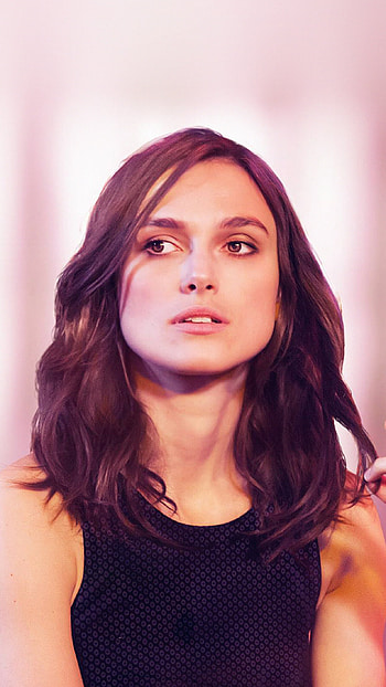 Keira Knightley, Pink girl, Actress HD phone wallpaper