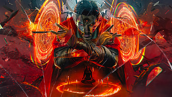 Sorcerer Supreme Doctor Strange Odyssey, doctor-strange, scarlet-witch, superheroes, artwork, digital-art, artist HD wallpaper