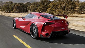 Toyota FT-1 Concept, Red side view HD wallpaper